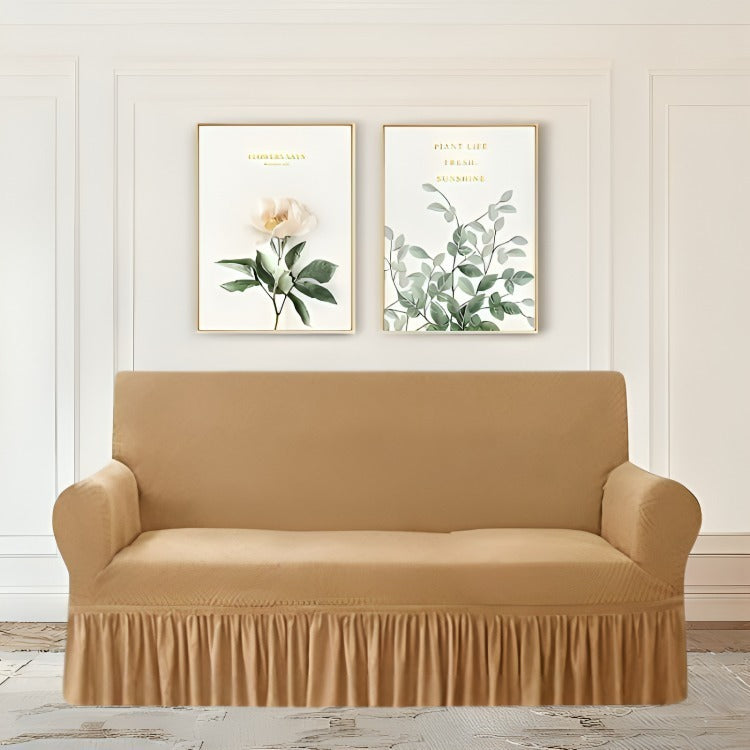Turkish Style 3 Seater Sofa Cover In Mesh Fabric Available in Multiple colors
