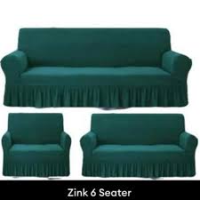 Turkish Style 3 Seater Sofa Cover In Mesh Fabric Available in Multiple colors