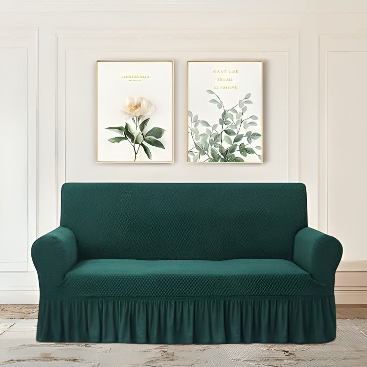 Turkish Style 3 Seater Sofa Cover In Mesh Fabric Available in Multiple colors