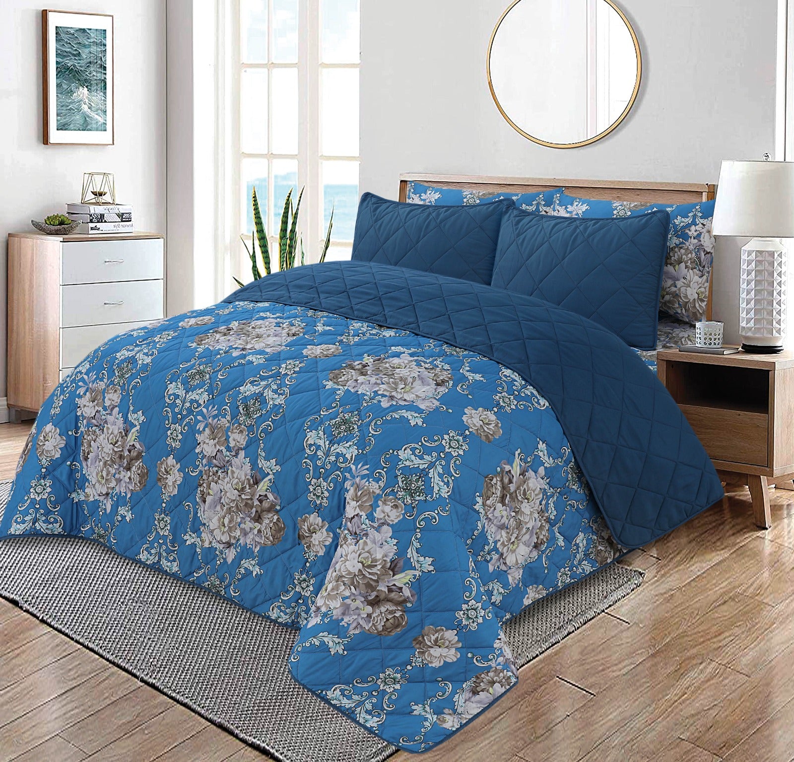 Premium Quality 6Pcs Micro Cotton Comforter Set