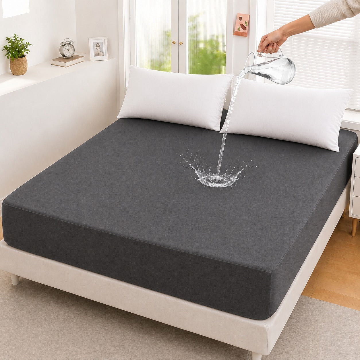 Premium Quality Terry Cotton Waterproof Mattress Protector