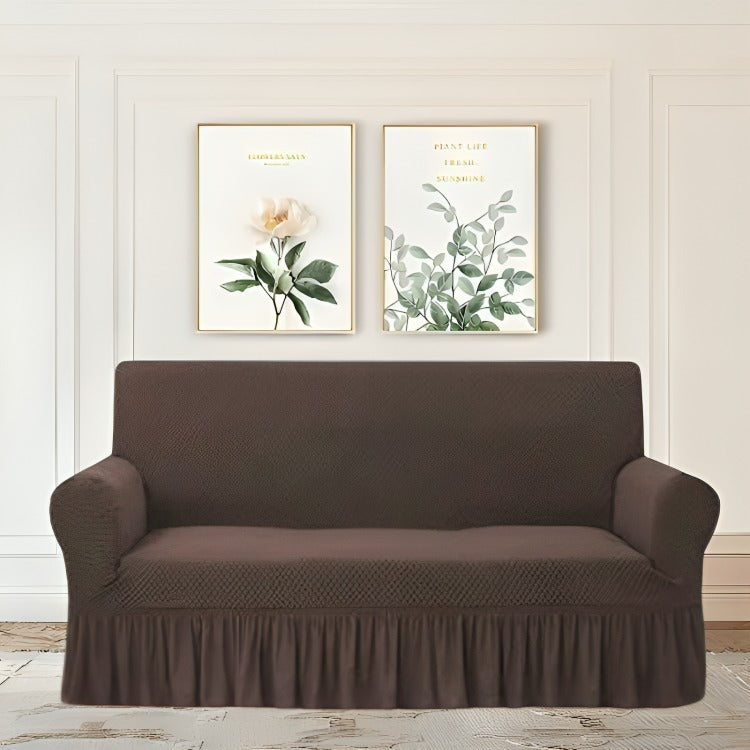 Turkish Style 3 Seater Sofa Cover In Mesh Fabric Available in Multiple colors