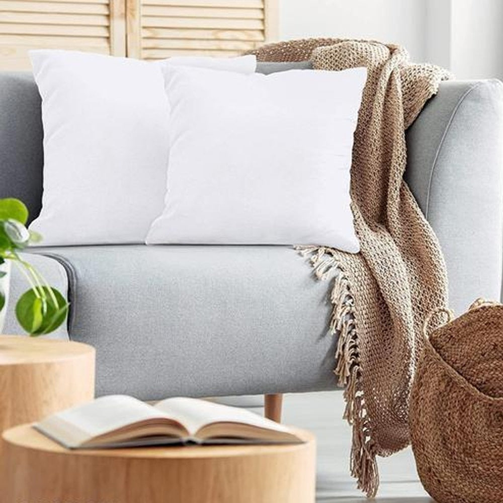 Pack of 5 Premium Polyester Cushion Inserts | 16x16 Inch Throw Pillow Fillings | Soft & Fluffy