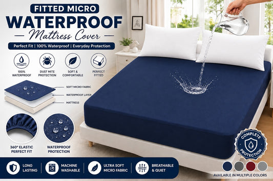 Premium Quality Terry Cotton Waterproof Mattress Protector