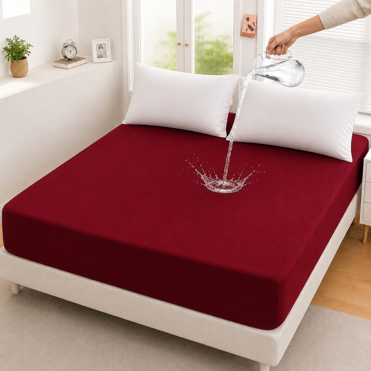 Premium Quality Terry Cotton Waterproof Mattress Protector