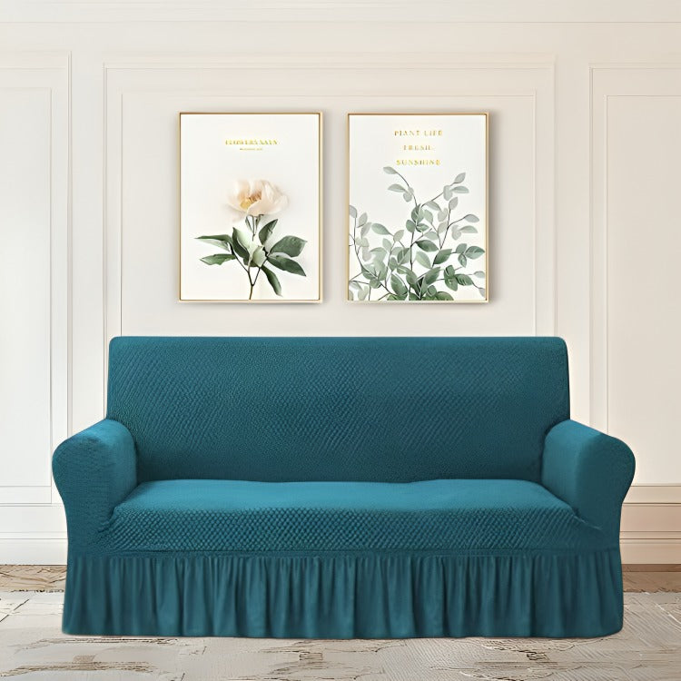 Turkish Style 3 Seater Sofa Cover In Mesh Fabric Available in Multiple colors
